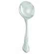 Winco 0039-04, Chantelle Extra Heavyweight Bouillon Spoon, 18/8 Stainless Steel, Mirror Finish, 12/Pack