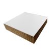 SafePro 1010 10x10-Inch White Square Corrugated Cardboard Pads, 100/CS