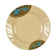 Thunder Group 1209J 9.25 Inch Asian Wei Melamine Curved Rim Plate, DZ