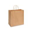 SafePro 13713, 13x7x13-Inch Kraft Paper Shopping Bag with Handles, 250/CS