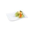 Fineline Settings 1405-WH, 5.5x7.5-inch Wavetrends White Polystyrene Rectangular Dessert Plate, 120/CS