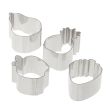 Ateco 1426, Set of 4 Stainless Steel Fruit Shaped Rings