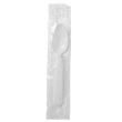 Fineline Settings 17CIS.WH, 6-inch ReForm Polypropylene Individually Wrapped Black White, 1000/CS