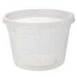 Fineline Settings 17CPDLC16, 16 Oz ReForm Polypropylene Takeout Deli Container with Lid, 240/CS