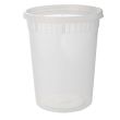 Fineline Settings 17CPDLC32, 32 Oz ReForm Polypropylene Takeout Deli Container with Lid, 240/CS
