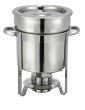 Winco 207, 7-Quart Stainless Steel Chafer-Style Soup Warmer, EA