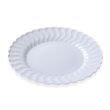 Fineline Settings 209-WH, 9-inch Flairware Polystyrene White Dinner Plate, 180/CS