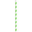 PacknWood 210CHP19EMB, 7.75x0.23-Inch Green & White Striped Paper Straws - Wrapped, 3000/CS