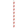 PacknWood 210CHP19R, 8.3-inch Red Striped Paper Straws Unwrapped, 3000/CS