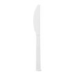PacknWood 210CVPL622W, 6.1-Inch Unwrapped Corn White Knife, 1000/CS