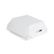 PacknWood 210EATBURG50, 2.8x2.8x2-Inch White Mini Slider Box, 500/CS