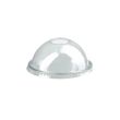 PacknWood 210GKL90DX, 3.5-inch Clear PET Dome Lid With Hole for 210POB181 & 210POC320N Cups, 1000/CS