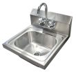Omcan 22122, 13.75x9.75x5.5-inch Hand Sink with Faucet