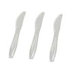 Fineline Settings 2524-WH, Flairware White Plastic Knives, 1000/CS