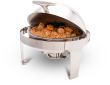 PWR-1RR, 5-Quart Round Roll-Top Chafer with Cover