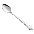 C.A.C. 3023-19, 13-Inch 18/0 Stainless Steel Louvre Solid Spoon, DZ