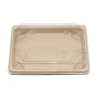 STI ST-3G-LID, 8.63x3.5-Inch OPS Clear Plastic Sushi Tray Lid, 800/CS (Bases Sold Separately)