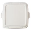 Fineline Settings 42STBFL9, 9-inch Conserveware Square Bagasse Flat Lid, 200/CS