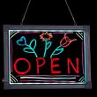 Alpine Industries 495-01 16x12-Inch Led Illuminated Hanging Message Writing Board, EA