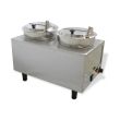 Winco 51072P, Benchmark Dual Well Food Warmer with 2 Ladles & Lids, 120V