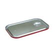 56216, Red Silicone Seal Stainless Steel Cover for Full Size Pan