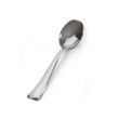 Fineline Settings 6044-X, Silver Secrets Plastic Heavyweight Spoons, 24/PK