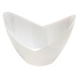 Fineline Settings 6302-WH, 3.5x2.6-inch Tiny Temptations White Oval Tiny Bowls, 240/CS