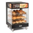 Nemco 6424, 22-inch Heated Countertop Pizza Merchandiser with 3 Angled 15-inch Shelves, 120V