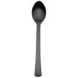 Fineline Settings 6501-BK 4-Inch Black Plastic Tiny Tasters/Spoons, 960/CS