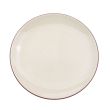 C.A.C. 666-21-W, 12-Inch White Non-Glare Glaze Stoneware Coupe Plate, DZ
