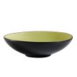 C.A.C. 666-28-G, 8-Inch 30 oz Ceramic Green Round Japanese Style Salad Bowl, DZ