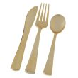 Fineline Settings 7650, Golden Secrets 24 Count Cutlery Combo (Fork, Spoon, Knife), 384/CS
