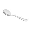 C.A.C. 8003-04, 6.25-Inch 18/8 Stainless Steel Noble Bouillon Spoon, DZ