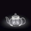 Wilmax WL-888812-A 20 Oz Clear Thermo Tea Pot, 24/CS