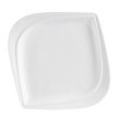 C.A.C. ASP-21, 12-Inch White Porcelain Aspen Tree Square Plate, DZ
