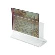 Winco ATCH-53, 5.5x3.5-Inch Acrylic Menu Card Holder
