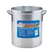 Winco AXSI-16, 16-Quart Induction Ready Aluminum Stock Pot with 4-mm Stainless Steel Bottom, NSF