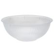 Fineline Settings B12120.CL, 128 Oz 12-inch Platter Pleasers Ribbed Clear Hi-Profile Bowl, 24/CS