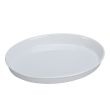 Yanco BK-110 9x13x2-Inch Porcelain White Oval Deep Plate, 24/CS