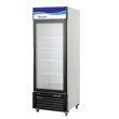 Blue Air BKGM14-HC, 24-inch Swing Glass Door White Merchandising Refrigerator, 14 Cu. Ft.