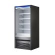 Blue Air BOD-48S, 48-inch Open-Air Black Display Cooler with Solid Side Panels, 26.7 Cu. Ft.
