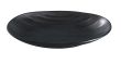 Yanco BP-2109 9.5x5.5-Inch Black Pearl Melamine Oval Deep Plate, 48/CS
