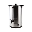 C.A.C. BVCM-110, 16 Liters Stainless Steel Deluxe Urn Coffee Maker, 108 Cups
