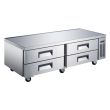 Universal Coolers CBI-72, 72-inch Refrigerated Chef Base, 4 Drawers