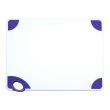 Winco CBN-1520PP, 15x20x0.5-Inch Cutting Board with Purple Hook, NSF
