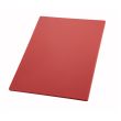 Winco CBRD-1218, 12x18.05-Inch Red Cutting Board for Raw Meats