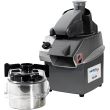 Nemco CC-34, 4-Speed Combination Food Processor with 3 Qt. Stainless Steel Bowl, Continuous Feed & 2 DisCS