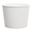 Karat C-KDP16W, 16 Oz White Paper Cold and Hot Food Container, 1000/Cs