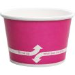 Karat C-KDP8P, 8 Oz Cold/Hot Food Paper Containers, Pink, 1000/Cs