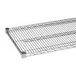 Thunder Group CMSV1424, 14"x24" Chrome Plated Wire Shelf with 4 Sets of Plastic Clips